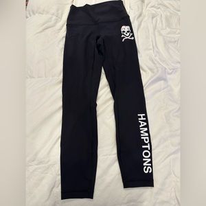 Lu Lu lemon soul cycle leggings Hamptons